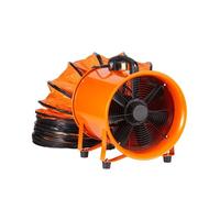 Ventilateur Extracteur Industriel 203mm - Tuyau 5m, Moteur CA Haute Performance, 1020 CFM, Idéal Entrepôts & Chantiers