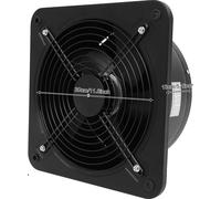 Ventilateur extracteur, silencieux, structure métallique, noir