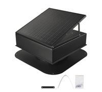 VEVOR Ventilateur Extraction de Toit Solaire 35 W avec Thermostat Intelligent, Flux Air 2400 CFM, Moteur Courant Continu sans Balais Intégré, pour Refroidissement Déshumidification Ventilation Grenier