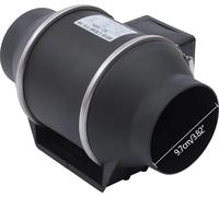Ventilateur, faible niveau sonore, étanche IPX2, noir