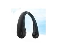 Ventilateur Frohud Cou USB Mini Rechargeable Suspendu Portable 210*140*61mm-Noir