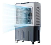 Ventilateur humidificateur de Refroidisseur d'air par évaporation-Ventilateur de climatiseur Portable pour dortoir de Bureau à Domicile, Refroidisseur d'air Mobile à 3 Vitesses de Vent