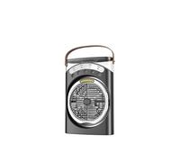 Ventilateur humidificateur ELVANZA portable brumisateur nano 360° 550ml Noir Noir