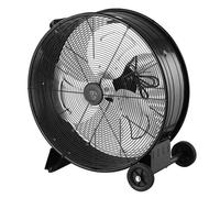 Ventilateur industriel 240W Ø66cm sur Roues 3 Vitesses 3 Pales Métal - Brasseur d'Air Puissant Atelier Garage Chantier Entrepôt