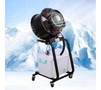 Ventilateur industriel de brumission 50L réservoir, socle oscillant avec 90 degrés Swing, spray centrifuge à haute puissance pour atelier extérieur Serre Café Commercial Refroidissement Portable Heavy