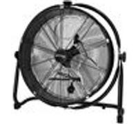 S.PLUS Ventilateur industriel orientable VO 50 – 55 cm, 7410 m³/h, 110 W, 3 vitesses, Noir
