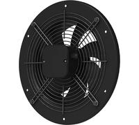 Ventilateur industriel pour grandes surfaces, extracteur d'air, hotte aspirante, ventilateur, système de ventilation, métal, diamètre : 200 mm