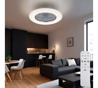 Ventilateur Machine Du Vent Plafonnier LED Dimmable 3 Étagé Minuteur Tdc D 50 CM
