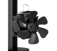 Ventilateur magnétique pour conduit de cheminée, sans alimentation électrique, 6 pales