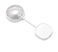 Ventilateur magnétique pour téléphone, avec fonction de refroidissement rapide silencieux, 20,5 x 7,4 x 2,2 cm, mini ventilateur personnel portable rechargeable avec anneau de support, ventilateur USB