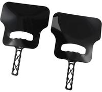 Ventilateur manuel pour barbecue, idéal pour la cuisson en extérieur, qui allume rapidement les briquettes, le charbon de bois et le bois grâce à un flux d'air efficace (noir)
