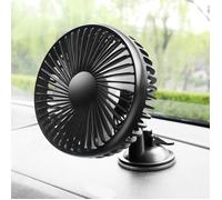 Ventilateur,Mini ventilateur électrique de voiture Portable 2 en 1,Type USB 12V 24V,ventouse,climatiseur de voiture