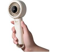 Ventilateur - Mini ventilateur - Ventilateur portable - Rechargeable 4000 mAh - 5 vitesses - Ultra silencieux - Idéal pour les