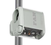 Ventilateur mobile à pince - 100 Vitesses Alimenté par Batterie Affichage Numérique,Ventilateurs de bureau petits et silencieux pour fraîcheur,Pour Maison Extérieur Camping Randonnée Plage Femmes