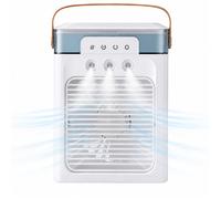 Ventilateur mobile sans fil - Roame - 3 vitesse 400ml rgb veilleuse mini 3 en 1 1200mAh portable réglable ventilateur humidifier
