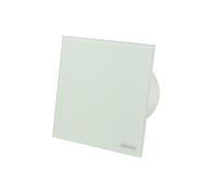 Ventilateur mural 100mm Évacuation air Hygrostat System Silent Trax Verre Opale