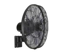 CasaFan Ventilateur mural Airos Eco Silent Wall 90 W noir Ø514 mm - télécommande, oscillant
