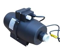 Ventilateur mural avec soufflerie - 700 W, incluant un système de chauffage de 180 W - Fabriqué en plastique et en métal - Couleur noire