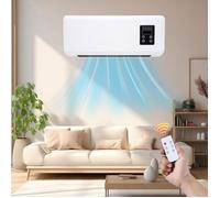 Ventilateur Mural Avec Télécommande,Polyvalent Ventilateur Portables ,Ventilateur Mural Réversible Split,Sans Unité Extérieure