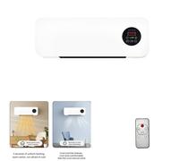 Ventilateur Mural Avec Télécommande, Sans Unité Extérieure,super silencieux, installation facile pour la maison et bureau 2000W