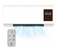 Ventilateur Mural Avec Télécommande,Ventilateur Mural Réversible Split, Sans Unité Extérieure pour Maison,Chambre à Coucher, Salon