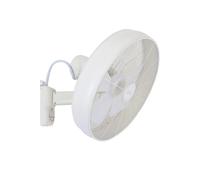Ventilateur mural Breeze Wall Blanc avec télécommande Lucci Air