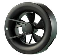 Ventilateur mural & de plafond Arc noir DN 100 mm à économie d'énergie