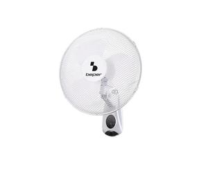 Ventilateur mural - GENERIC - 3 vitesses - Télécommande - Blanc