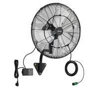 Ventilateur Mural Industriel Brumisateur 50,5 cm-VEVOR-Ventilateur Oscillant avec Télécommande pour Atelier, Garage, Entrepôt