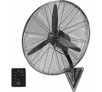 Ventilateur mural industriel noir - Ventilateur mural - Ventilateur industriel - Ventilateur - Ventilateur mural