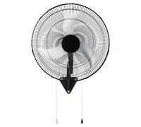 Ventilateur mural industriel SucceBuy 65 W, 57 cm, 6 m/s, ventilateur mural oscillant avec 3 vitesses et angle d'inclinaison réglable, ventilateur puissant pour atelier, garage, entrepôt et salle de s