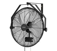 Ventilateur mural industriel VEVOR 80 W, 56,5 cm, 6,4 m/s, ventilateur mural oscillant à 3 vitesses, IP44, ventilateur étanche, ventilateur industriel à usage professionnel pour atelier, garage, entre