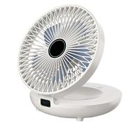 Ventilateur mural,Mini ventilateur de circulation d'air portable à double usage | Accessoire de ventilateur pliable portable avec fonction oscillante pour la maison, le bureau, la chambre, les bureaux
