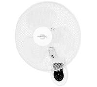 Ventilateur Mural Orbegozo WF 0242 40W 40cm 3 Vitesses Tête Oscillante Télécommande Minuterie