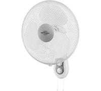 Ventilateur mural oscillant 40 cm, 40 W, blanc