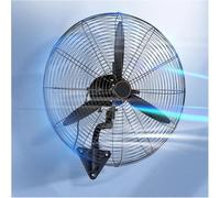Ventilateur Mural Oscillant Rotatif à 3 Vitesses, Ventilateur Industriel Puissant pour Garage, Salon, Hôtel, Black,Copper, 78cm