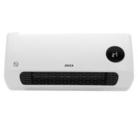Ventilateur mural réversible Chauffage Soufflant 2000W Télécommande Écran LED Chaud/Froid Minuteur hebdomadaire 3 modes Jocca