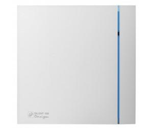 Ventilateur Mural Soler & Palau SILENT-100 CHZ DESIGN 8W Ultra Silencieux IP45 Salle de Bain