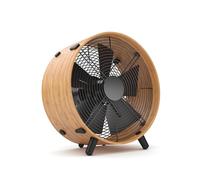 Ventilateur Otto par Stadler Form, avec anneau en bambou moderne, trois niveaux de vitesse, idéal en été et pour le bureau, 45 W