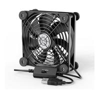 Ventilateur PC - NOBRAND - 120 mm - Trois vitesses - Silencieux - Portable