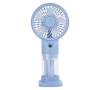Ventilateur personnel pliable avec brumisateur | Refroidisseur d'air pliable à 3 vitesses pour l'extérieur, voyage, détente, camping, maison, shopping, été, plage, gym