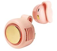 Ventilateur personnel portable, silencieux et sans pales, à clipser peut se porter à la taille ou autour du cou rotation à 360°.
