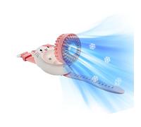 Ventilateur personnel portable,Vitesses réglables pour chat mignon rechargeable - Ventilateur portable cartoon pour enfant - pour garçons filles été extérieur voyage camping pique-nique fête maison éc