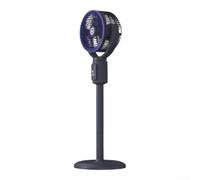 Ventilateur Pied pour hybride Fil Puissant Oscillant 180° 6000mAh pour Chambre Bureau Jardin Type-C (Purple Style 1)