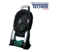 Ventilateur pivotant - 18V inclus adaptateur 220V - Solo - 7,5 heures d’autonomie - carton