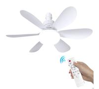 Ventilateur Plafond Avec TéLéCommande Plafonnier Led, Ventilateur De Plafond Avec LumièRe Et TéLéCommande, 3 Vitesses, Pour Salon