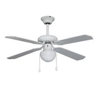Ventilateur Plafond Blanc 3 Vitesses Svve-42t Svan