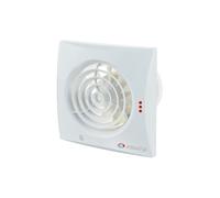 Ventilateur d'extraction axial pour murs et plafonds Quiet 150 TH avec ralentisseur & hygrostat