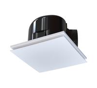 Ventilateur plafond Minuteur HBF 250 Square T Extracteur Centrifuge Bain IPX4