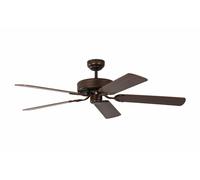 Ventilateur plafond sans Lumière Potkuri Bronze Acajou Ventilateur silencieux
